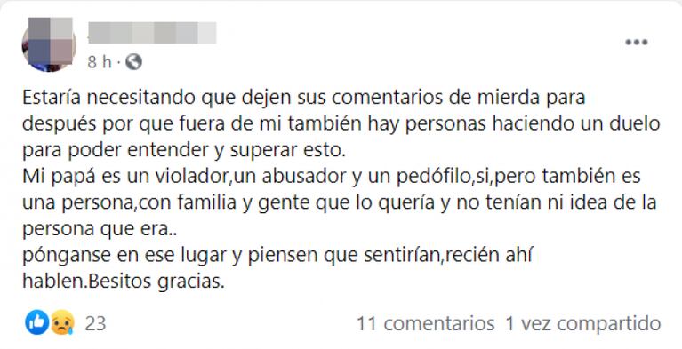 El calvario de una adolescente violada por su papá: "Hoy mi abusador está preso"