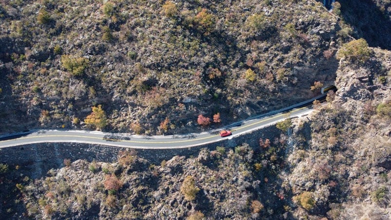 El Camino de los Túneles en Traslasierra. Foto: Córdoba Turismo.