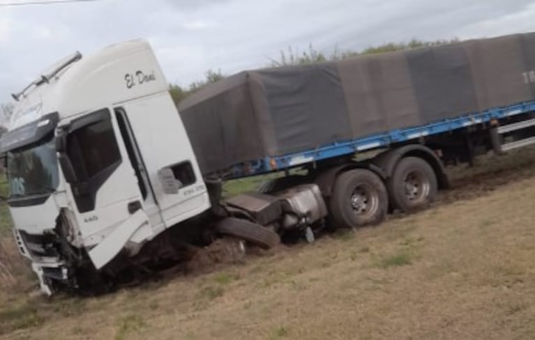 El camión era conducido por un hombre de Mendoza.