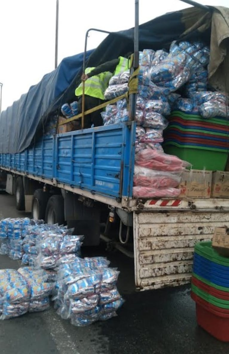 El camión fue requisado en la autovía Córdoba-Rosario.