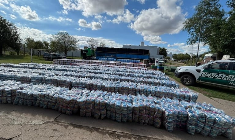 El camión fue requisado en la autovía Córdoba-Rosario.