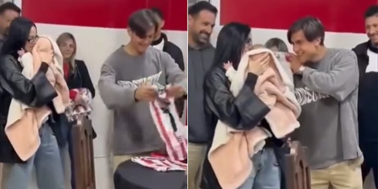 El campeón del mundo estuvo en Instituto con su familia.