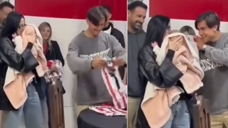 El campeón del mundo estuvo en Instituto con su familia.