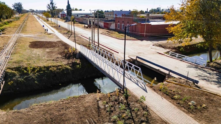 El canal que está en Juárez Celman.