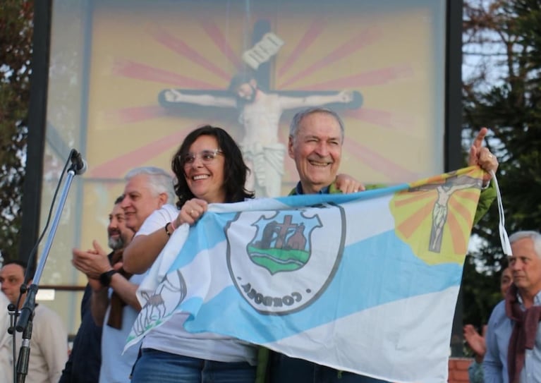 El candidato a diputado de Provincias Unidas celebró la victoria de Grazziano.