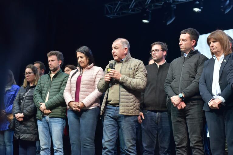 El candidato de Juntos por el Cambio arremetió contra Schiaretti. Foto: Adriana Zanier/El Doce.