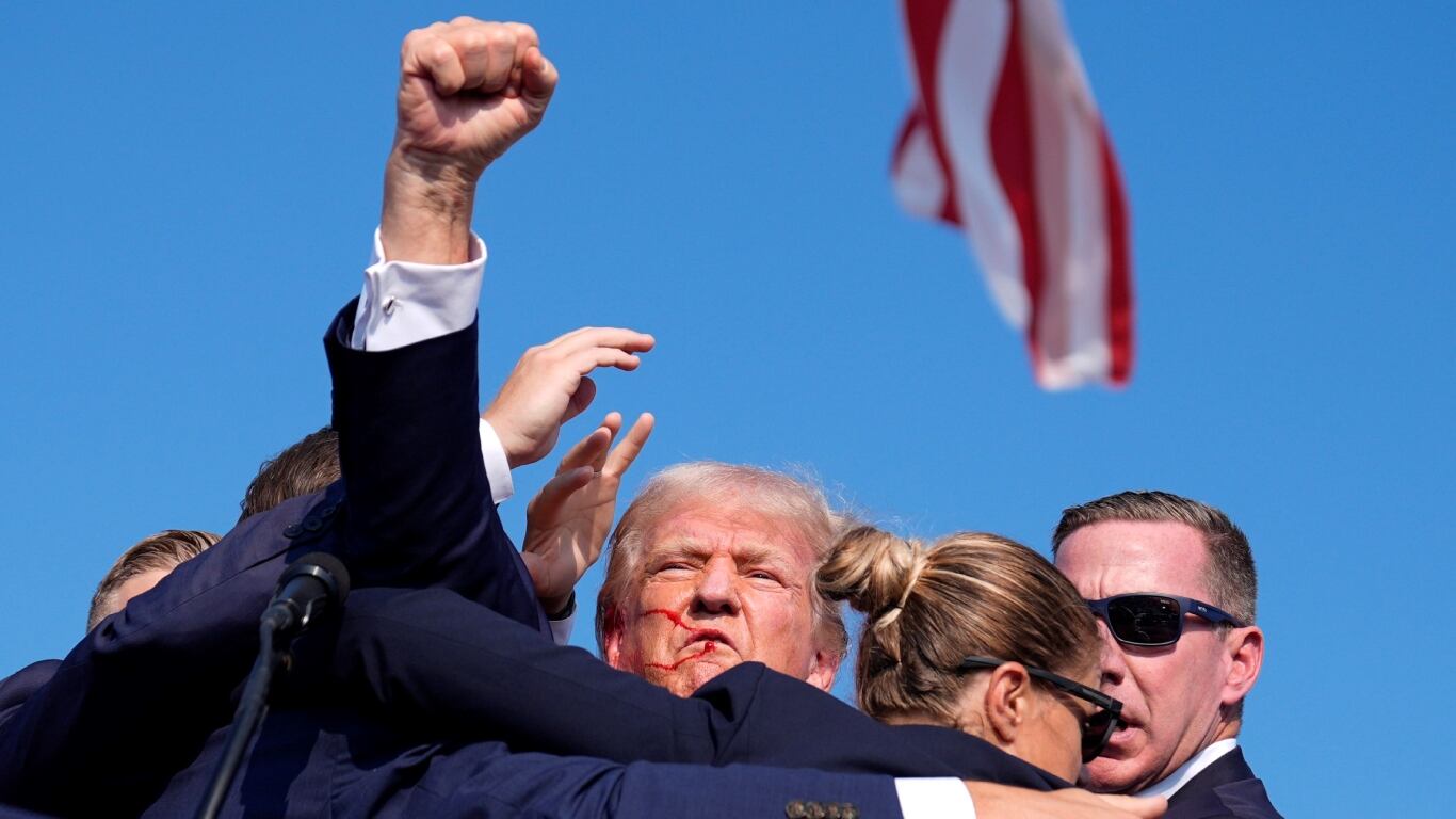 El candidato presidencial republicano y expresidente de EE. UU. Donald Trump habla durante un mitin de campaña en el Butler Farm Show en Butler, Pensilvania, EE. UU., el 13 de julio de 2024. (Foto: REUTERS/Brendan McDermid)