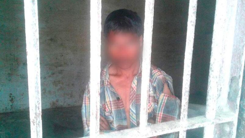 El caníbal fue detenido. Foto: Hindustan Times