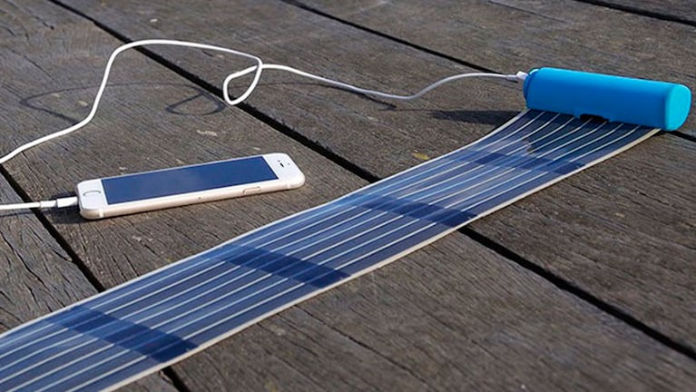 El cargador solar promete revolucionar el uso de los teléfonos.