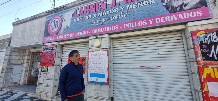 El carnicero cerró dos de sus tres carnicerías por la crisis.
