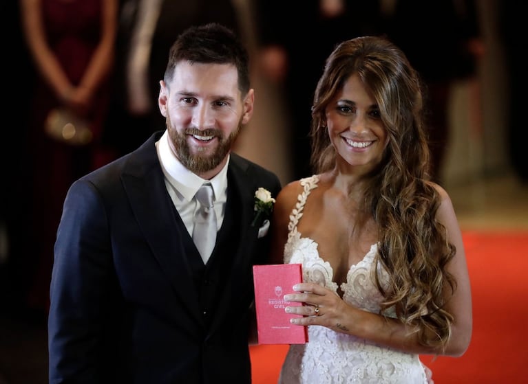El casamiento de Messi y Anto Roccuzzo.