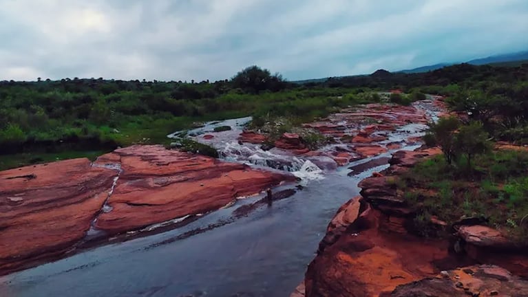 El cauce del río Copacabana, ideal para hacer trekking.