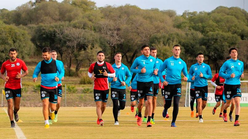 El Celeste realiza la pretemporada en Salsipuedes. / Foto: Belgrano