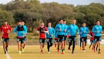 El Celeste realiza la pretemporada en Salsipuedes. / Foto: Belgrano