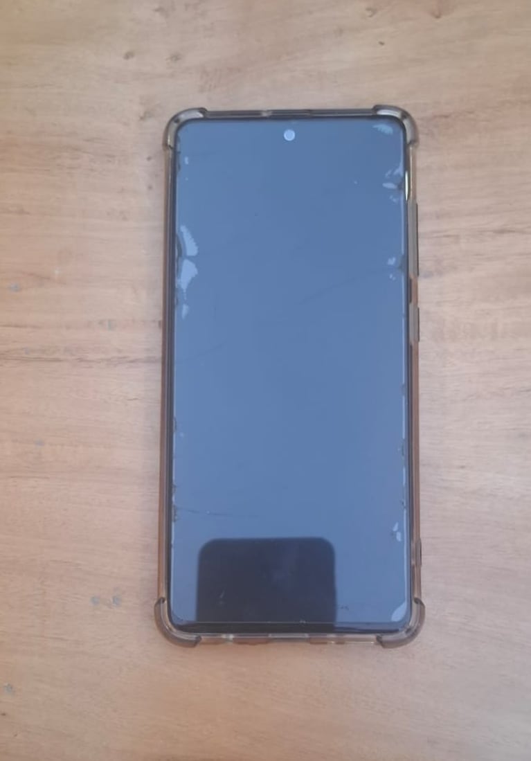 El celular recuperado.