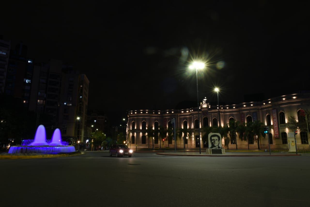 El centro de Córdoba, casi desierto por la cuarentena. Foto: Lucio Casalla / ElDoce.tv.