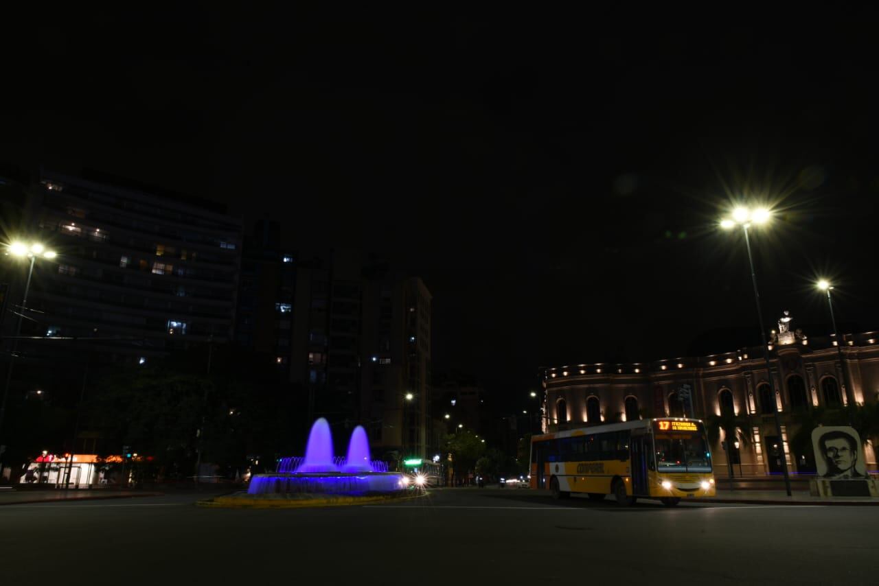 El centro de Córdoba, casi desierto por la cuarentena. Foto: Lucio Casalla / ElDoce.tv.