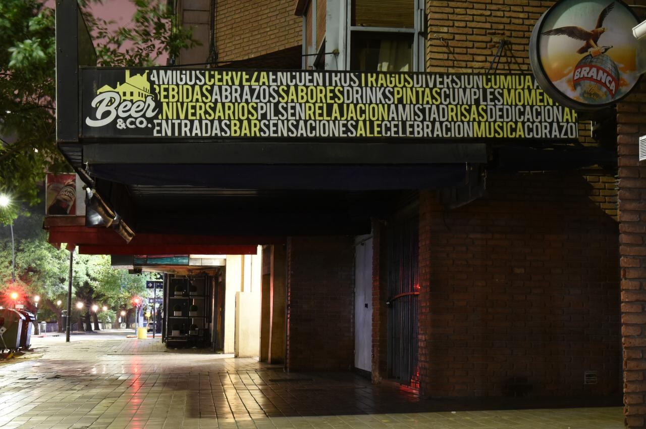 El centro de Córdoba, casi desierto por la cuarentena. Foto: Lucio Casalla / ElDoce.tv.
