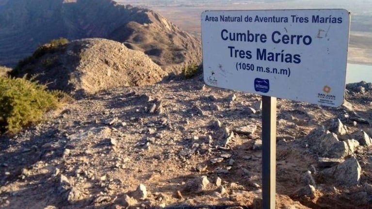 El cerro Tres Marías tiene 1.050 metros de altura.