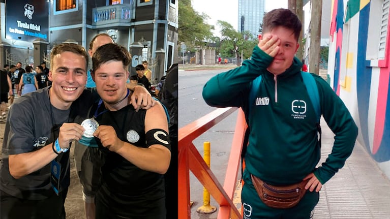 "El Chad" reparte su pasión entre Belgrano y la Fundación Empate.