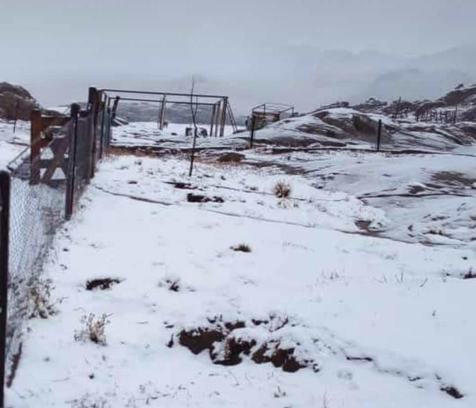 El Champaquí se lució con la nieve. Foto: José Luis Altamirano. 