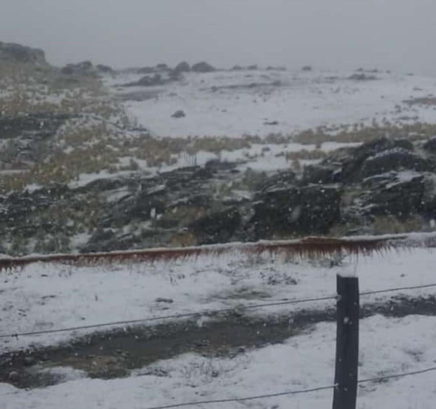 El Champaquí se lució con la nieve. Foto: José Luis Altamirano. 