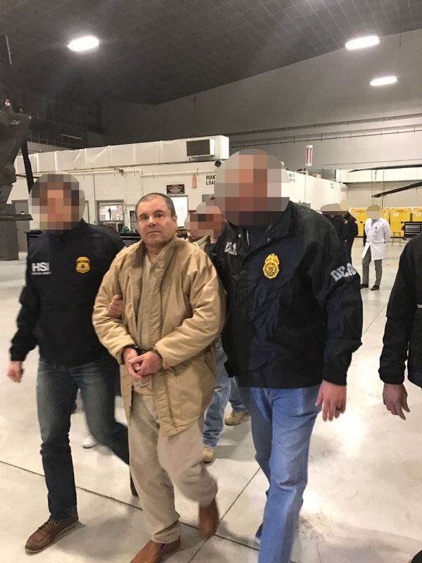 El Chapo Guzmán, extraditado a Estados Unidos.