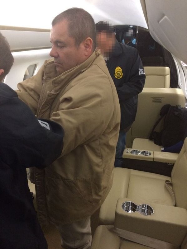 El Chapo Guzmán, extraditado a Estados Unidos.