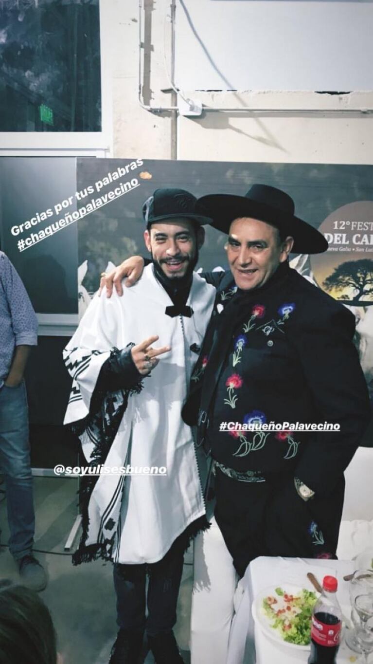 El Chaqueño cantó con Ulises en Luna Park