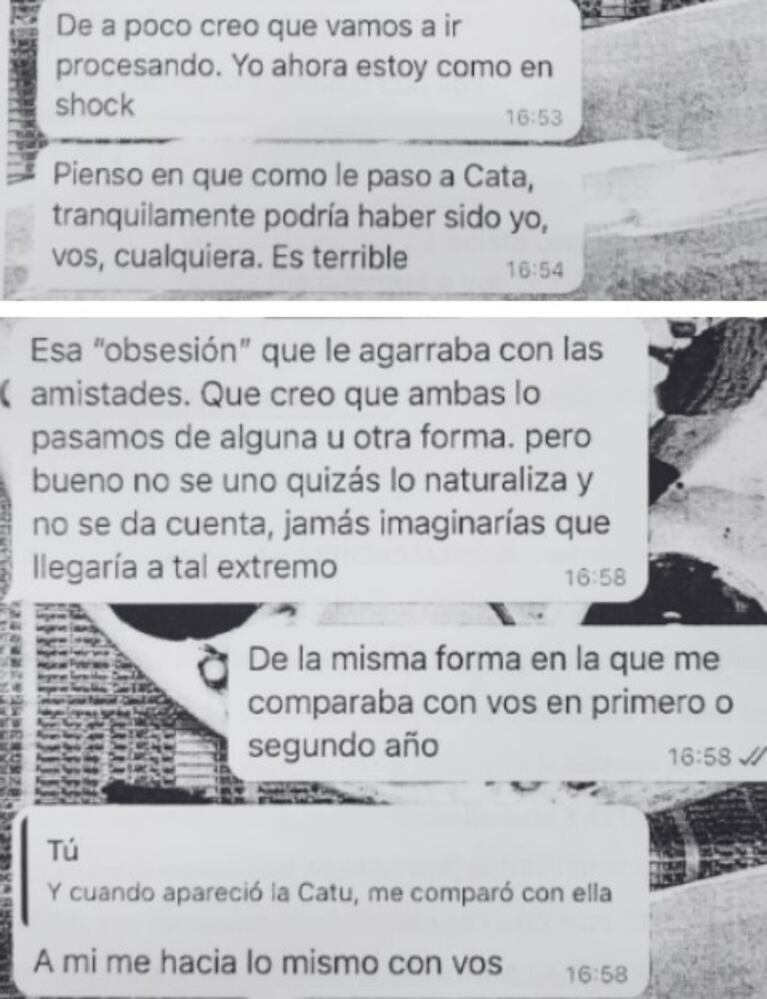 El chat entre otras amigas de Néstor Soto.