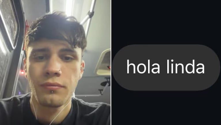 El chat se viralizó cuando el chico lo publicó.