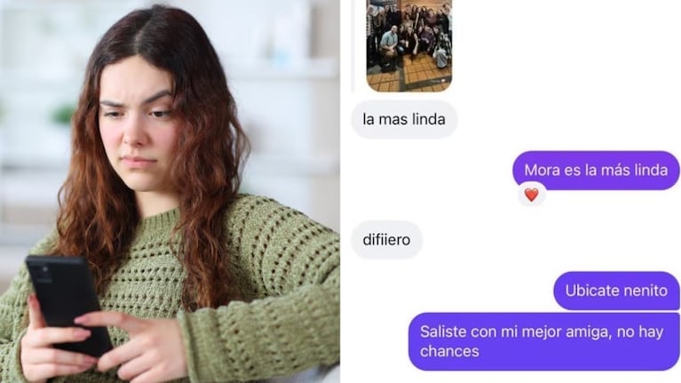El chat se volvió viral en X.