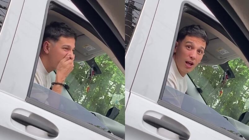 El Chino Herrera protagonizó un encuentro desopilante con un grupo de fanáticas.