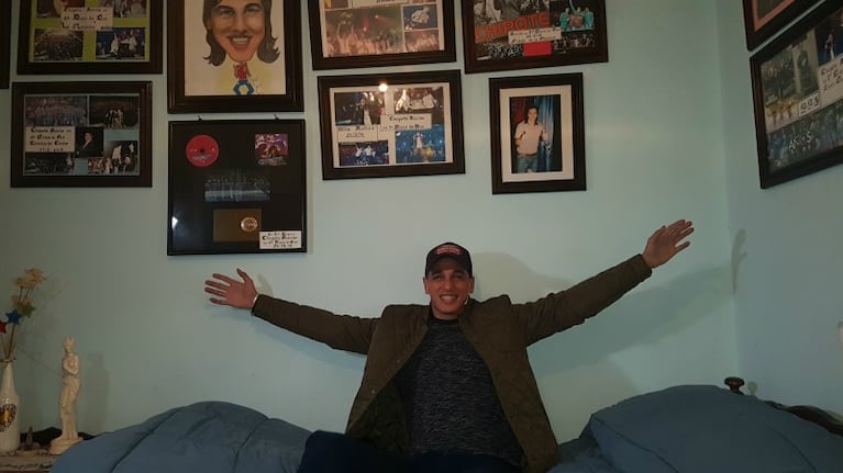 El Chino nos mostró el lugar donde comenzó su carrera.
