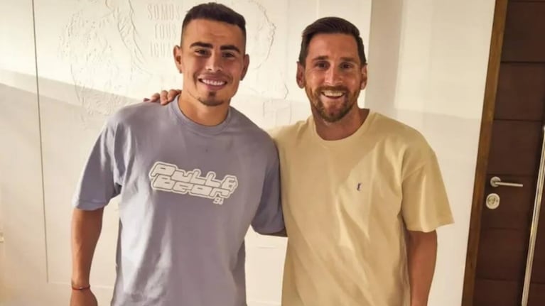 El Chino y Messi se encontraron en Rosario apenas inició el 2026.