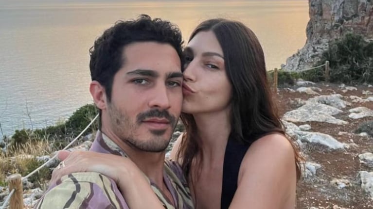 El Chino y Úrsula momentos previos a ser papás por primera vez.