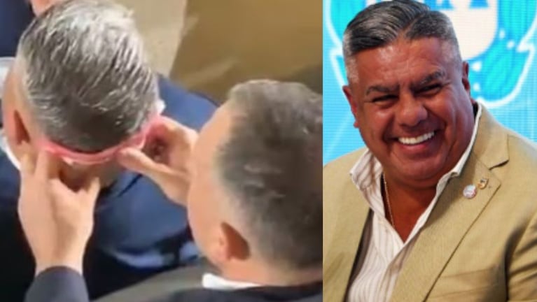 El Chiqui Tapia explicó la desopilante escena.