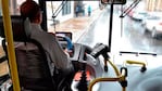 El chofer del colectivo se salvó y los pasajeros también. 