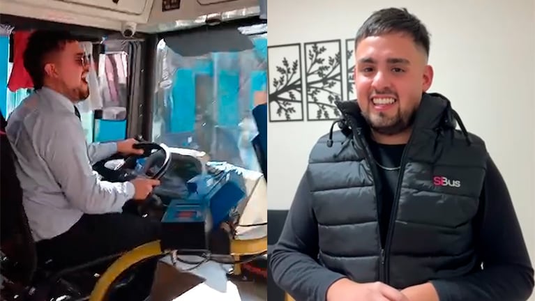 El chofer viral por el festejo argentino expresó su felicidad.