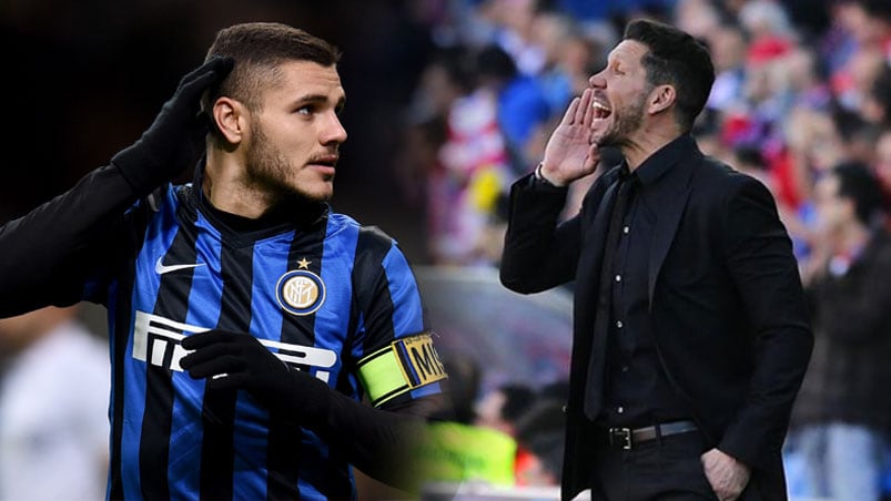 El Cholo quiere llevarse a Icardi a España.