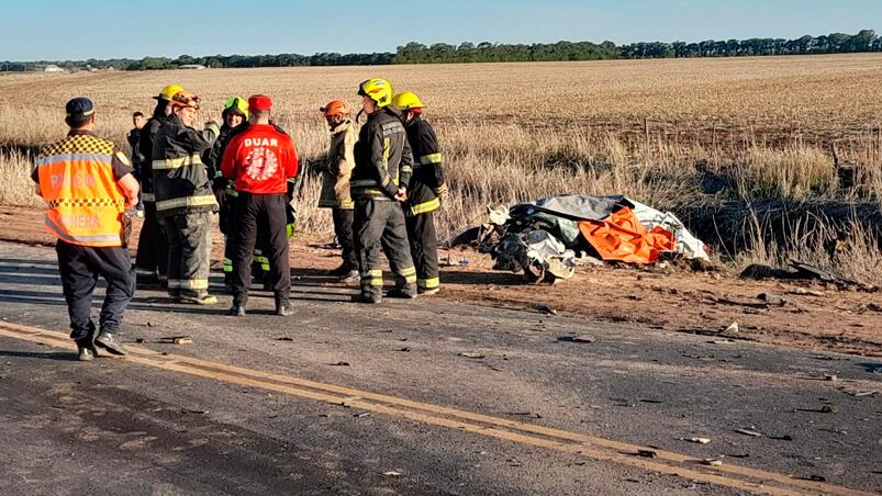 El choque fatal ocurrió en la ruta 30.