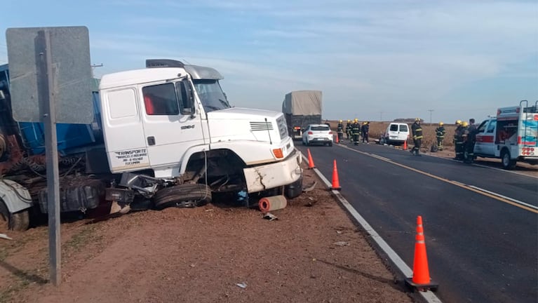 El choque fatal ocurrió en la ruta provincial 4.