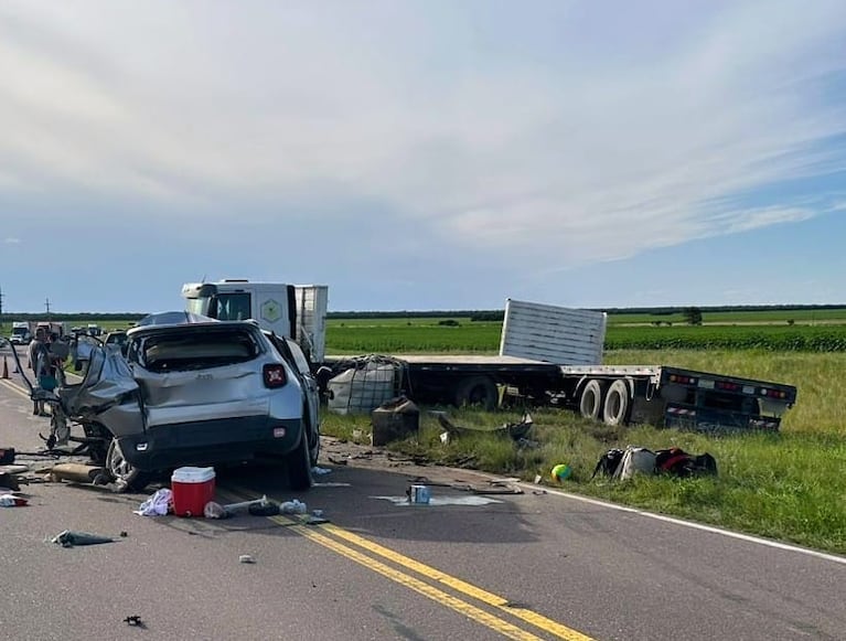 El choque fatal ocurrió en plena curva.
