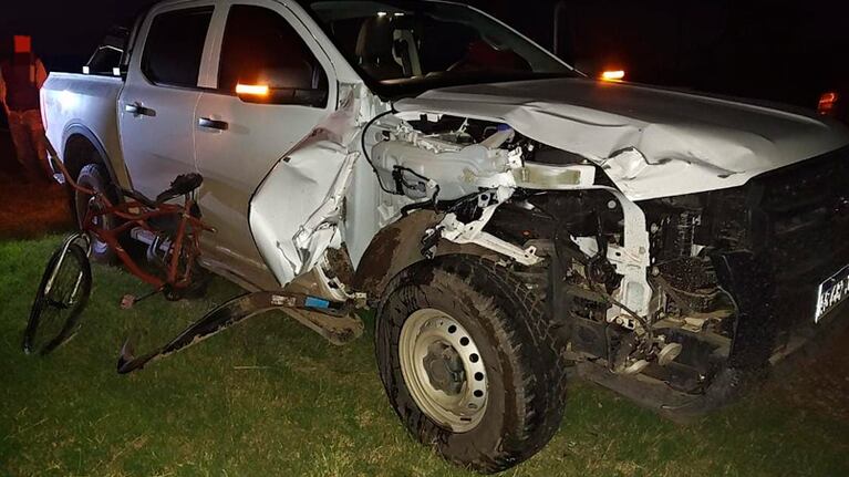 El choque fatal ocurrió en San Basilio.
