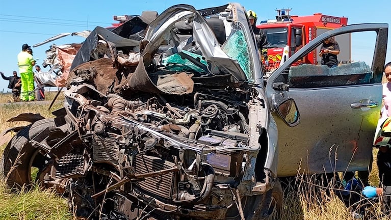 El choque fatal se produjo a la altura de la ciudad bonaerense de Trenque Lauquen.