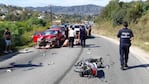 El choque frontal ocurrido en la ruta 38. Foto: Carlos Paz Vivo.