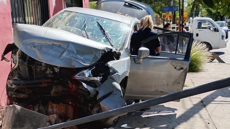 El choque ocurrió en barrio Argüello.