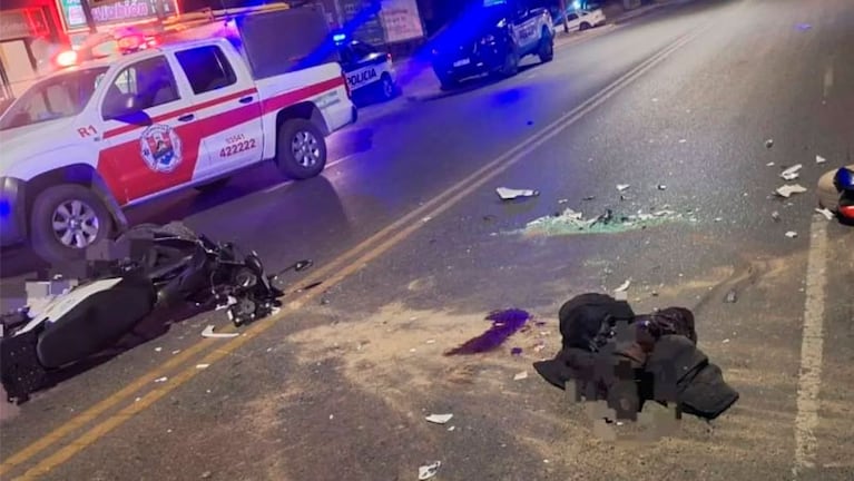 El choque ocurrió en la avenida Cárcano, en Carlos Paz.