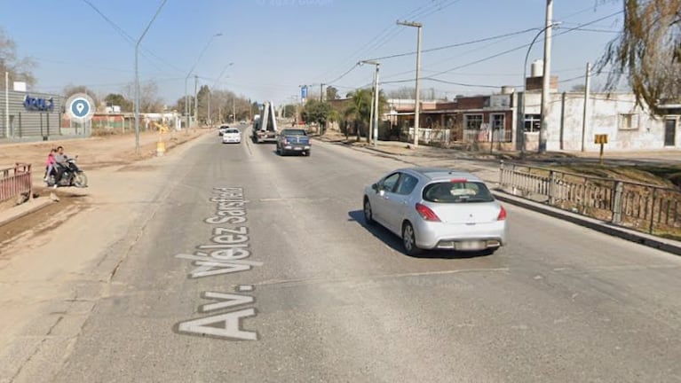 El choque ocurrió en la avenida Vélez Sársfield.