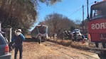 El choque ocurrió en la calle Ricardo Rojas al 6.800, camino a Saldán. (Foto: Cadena 3)